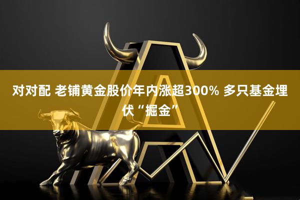 对对配 老铺黄金股价年内涨超300% 多只基金埋伏“掘金”